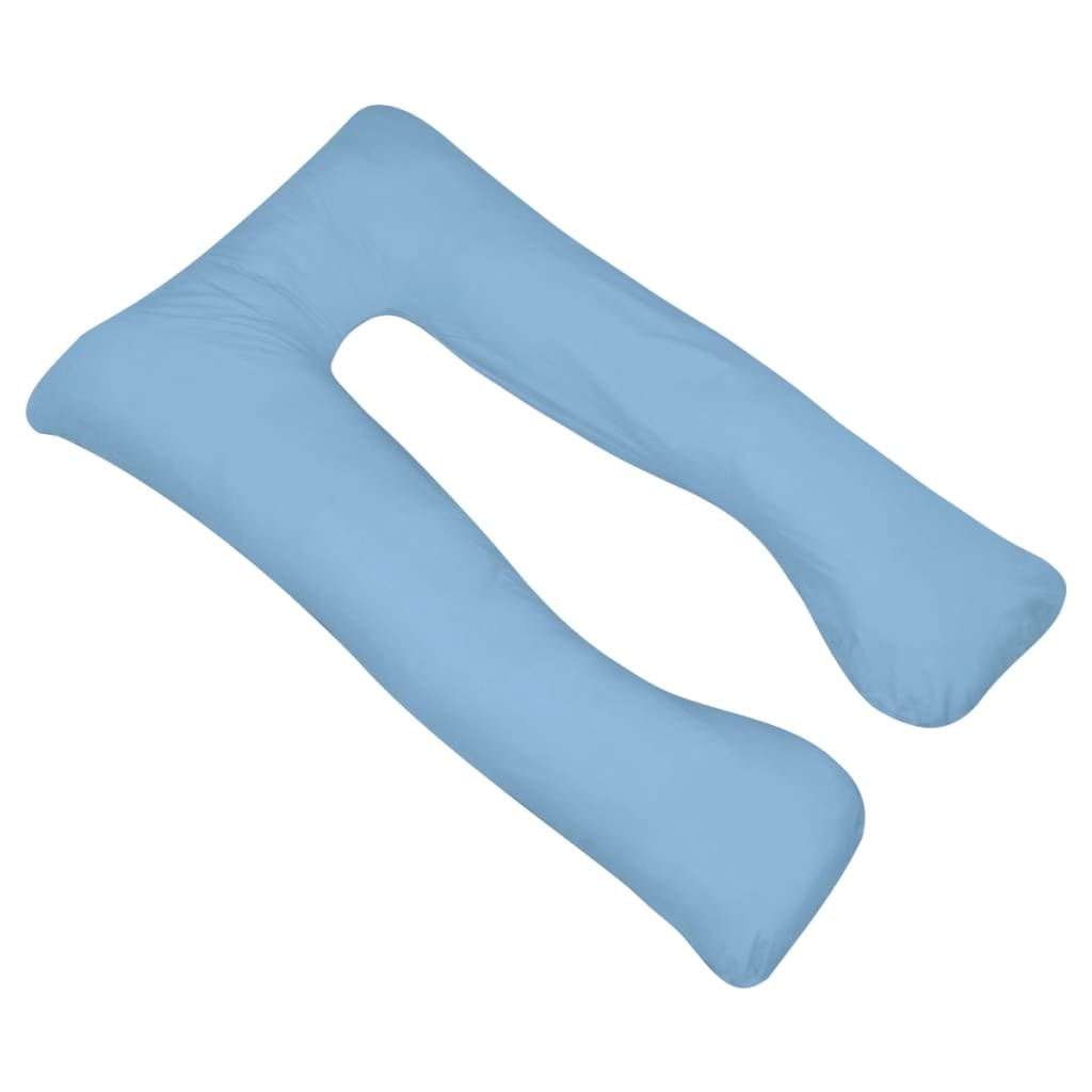 Vidaxl Cojín de embarazo 90x145 cm azul claro