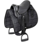 Vidaxl ponny sadel set 10 svart