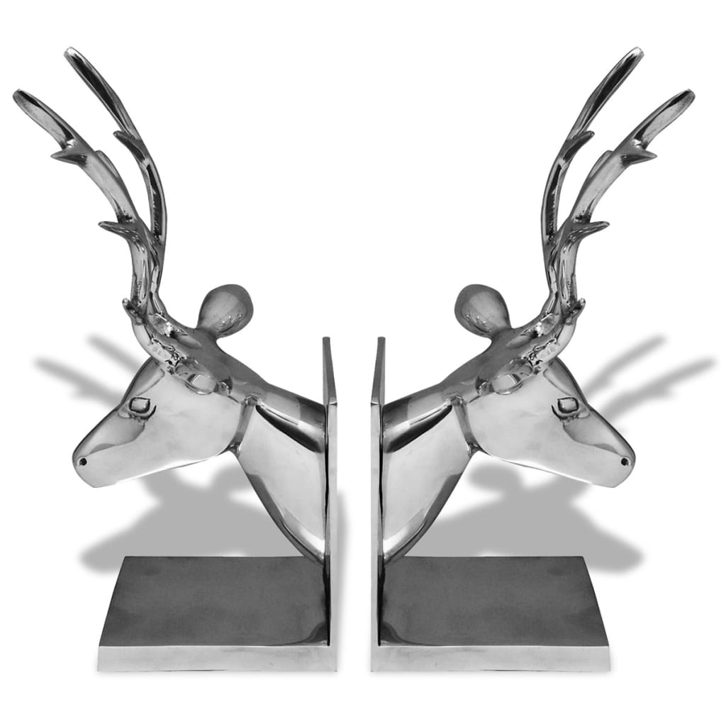 Vidaxl Bookrests Herten 2 Pieces Aluminium Silver