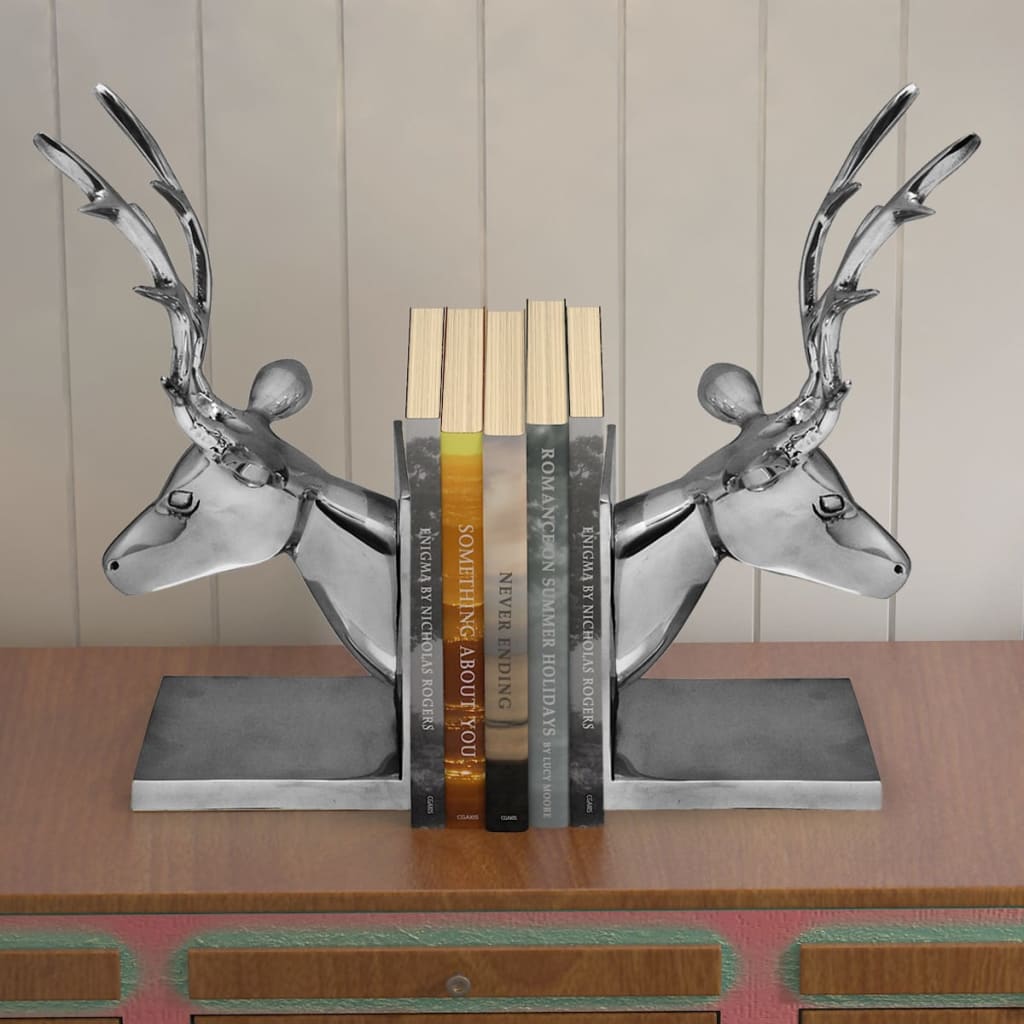 Vidaxl Bookrests Herten 2 Pieces Aluminium Silver