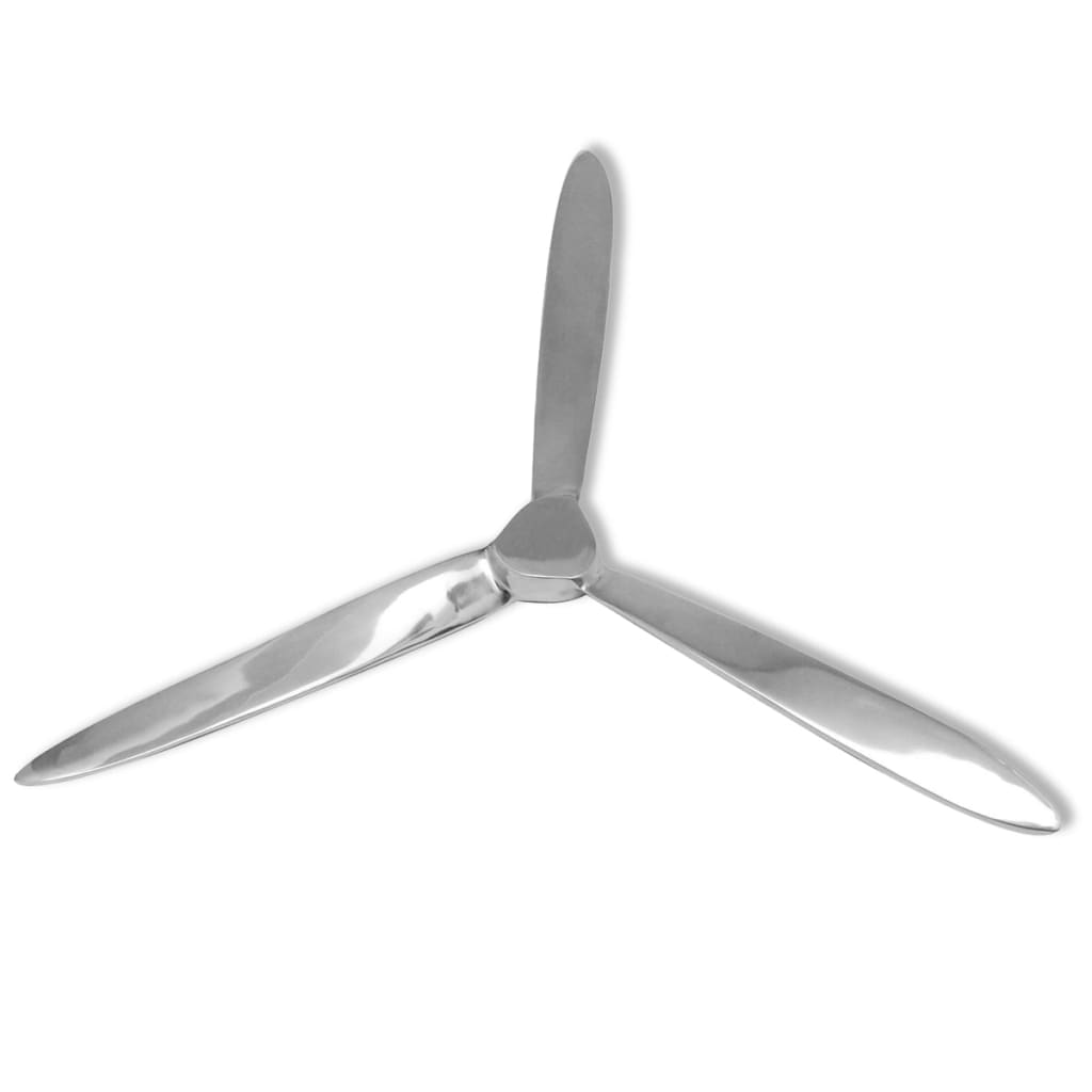 Vidaxl -propeller för väggen 70 cm aluminiumsilver
