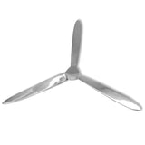 Vidaxl -propeller för väggen 70 cm aluminiumsilver