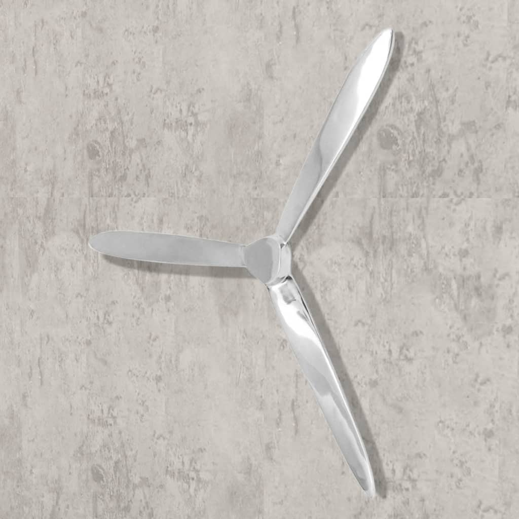 Vidaxl -propeller för väggen 70 cm aluminiumsilver