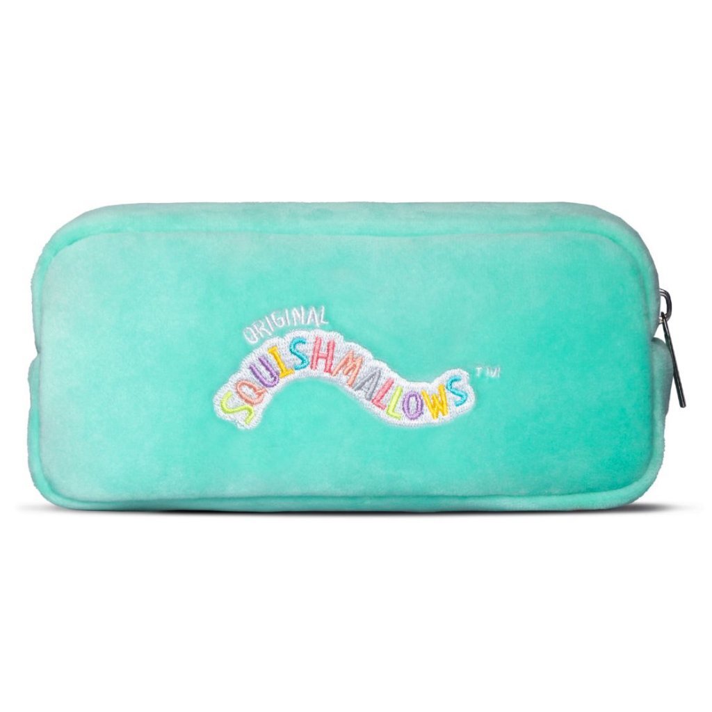 Squishmallows unicorn plush pencil case blue