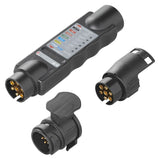 Proplus Plug-testare 7-stift 12 V + 2 Adaptrar 343524