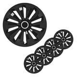 Proplus Hubcaps 4 ST FOX 14 Black
