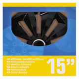 ProPlus hubcaps 4 St Fox 15 Black