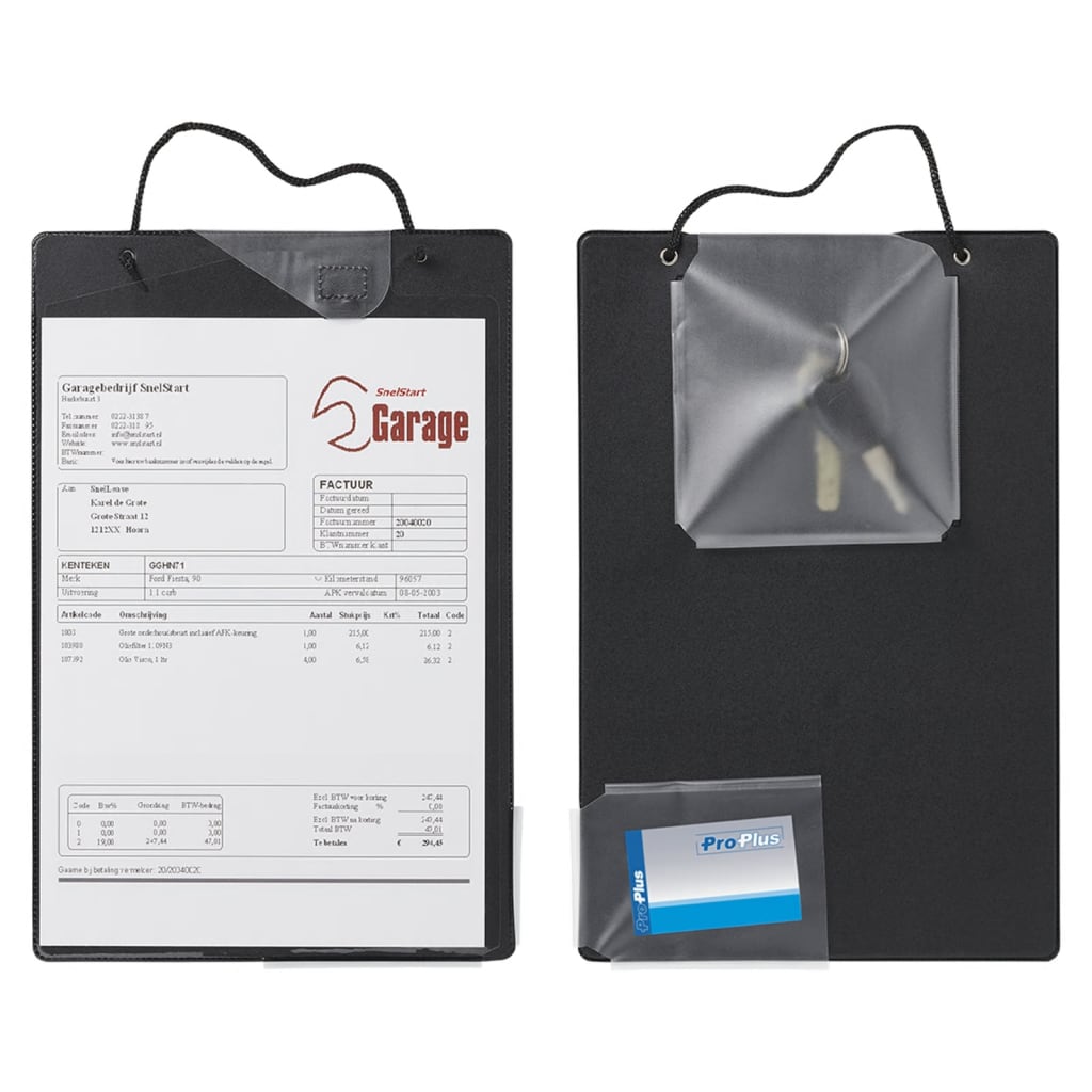 Proplus Aarbecht Uerdnung Folder A4 Black 580040