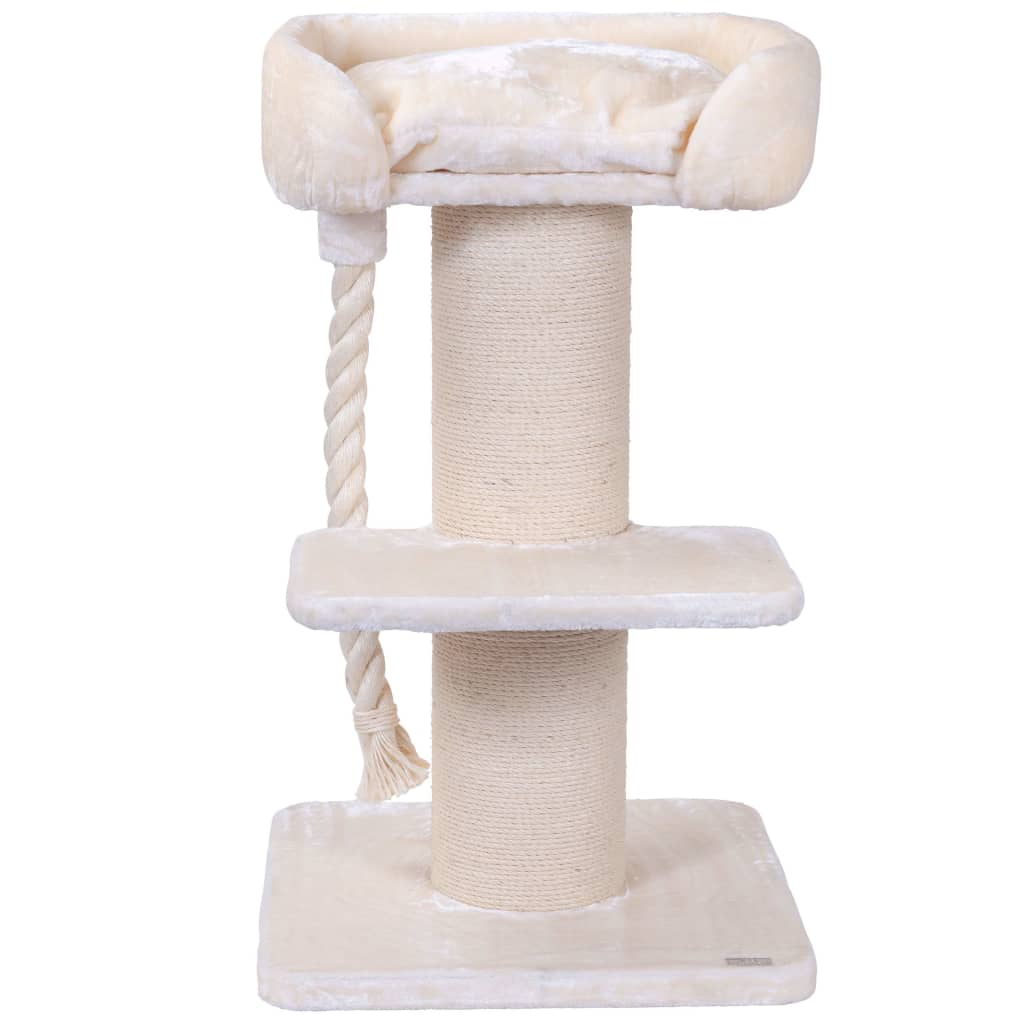 Quapas! Quapas! Scratching post Ruffles 60x60x115 cm cream