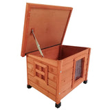 @Pet Cat Loft pro externí xl 68,5x54x51,5 cm dřevěné dřevěné hnědé
