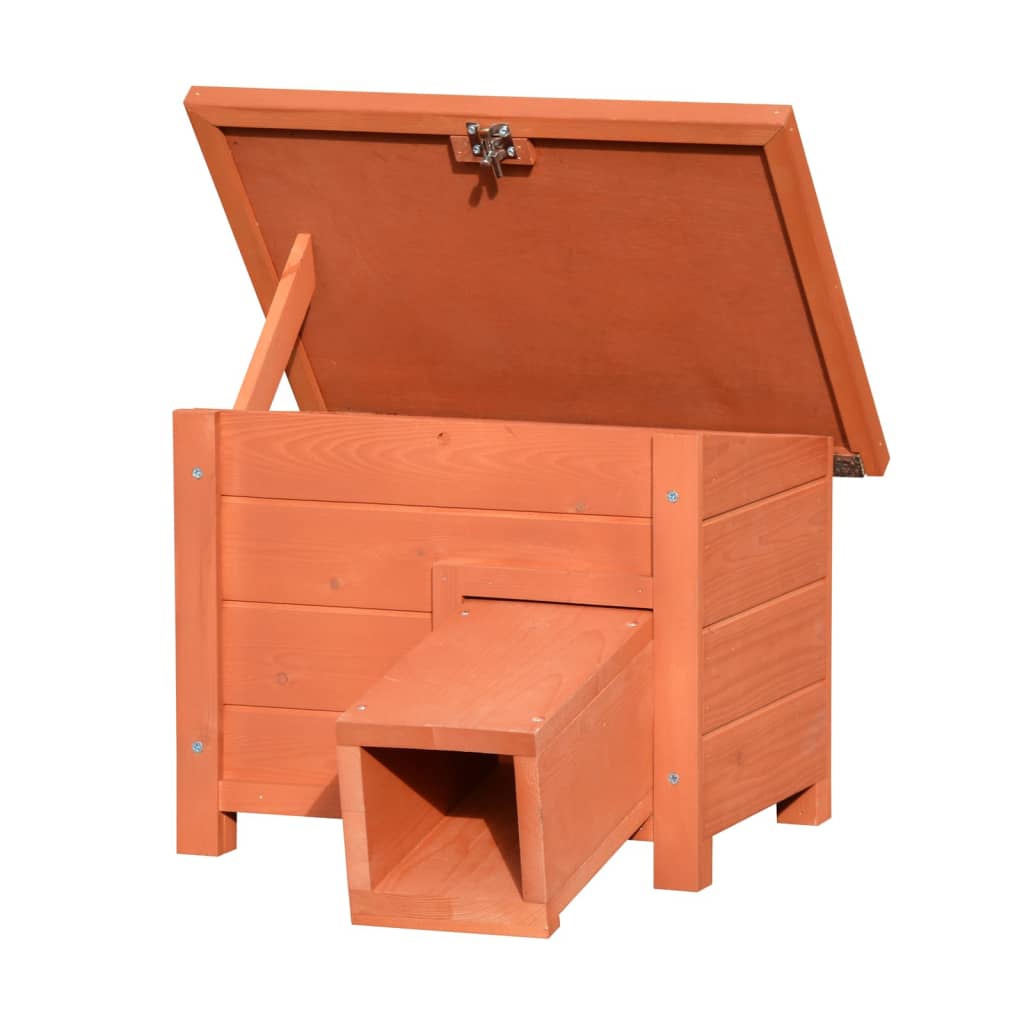 @Pet egelhuis hout brun