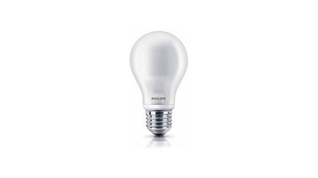 Philips 6W (40W) E27 A60 LED -lampe varm hvit