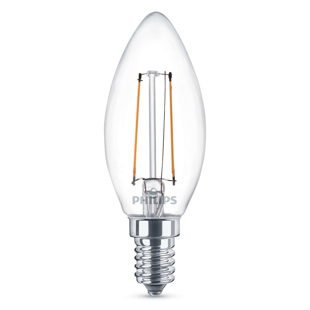 Philips ledclassic 25w (2w) b35 e14 ww cl nd 1bc 4 lighting