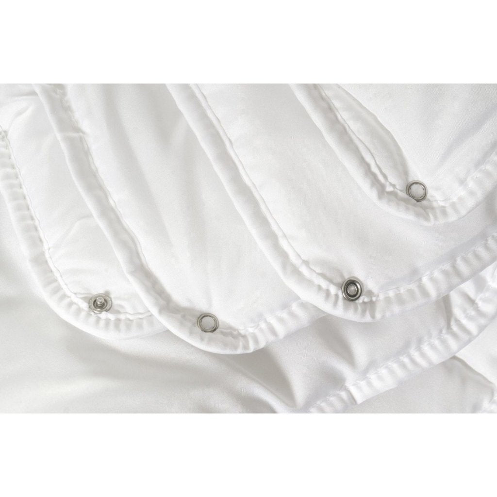 Ten Cate Luxury 4-season Duvet 200x200 cm with press studs white