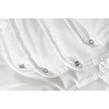 Ten Cate Luxury 4-season Duvet 200x200 cm with press studs white