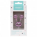 Kangaro k-58191005 dresz in-ear earbuds lips pink