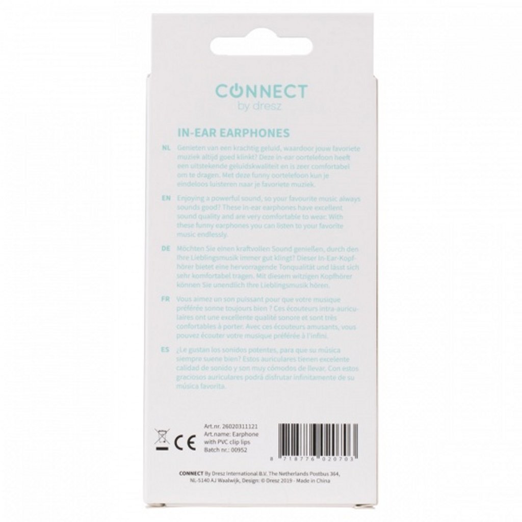 Kangaro k-58191005 dresz in-ear plags lèvres rose