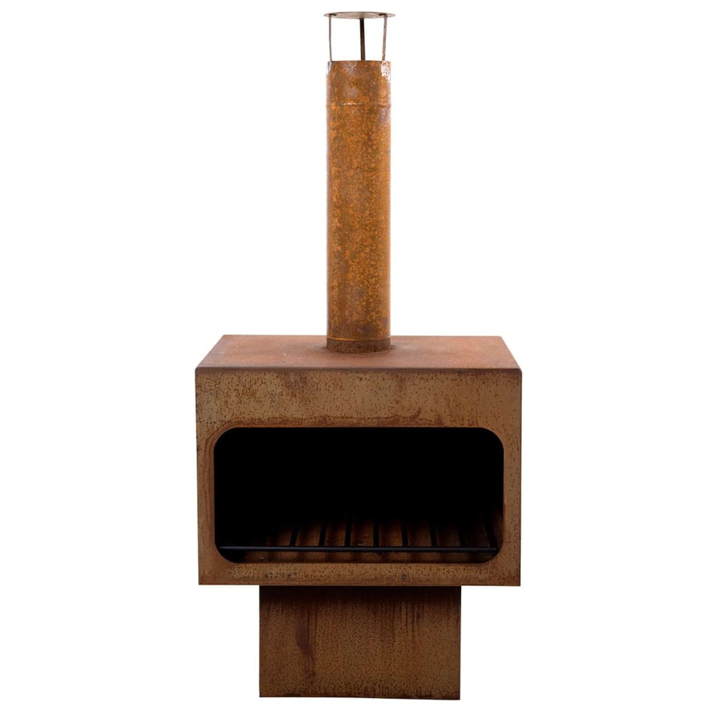 Redfire Garden Fiche de cheminée xl Rust -Colored Steel 81077
