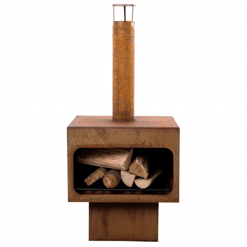 Redfire Garden Fiche de cheminée xl Rust -Colored Steel 81077