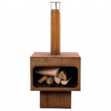 Redfire Garden Fiche de cheminée xl Rust -Colored Steel 81077