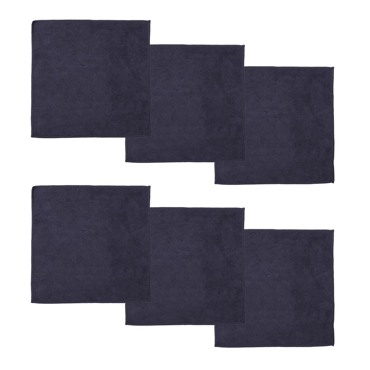 Ddddd panno in microfibra billie 30x30 cm blu 6 pezzi | 4 pezzi
