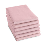 Ddddd tea towel logo pastel pink 6 pcs