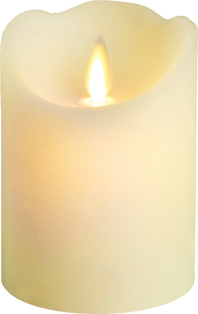 Lumineo LED Candle Dance Flame 10 cm Creme