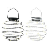 Solar hanging lamp iron wire 2 assorted colors 16 cm diameter | 3 pieces