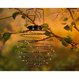 Solar hanging lamp iron wire 2 assorted colors 16 cm diameter | 3 pieces