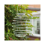 Solar hanging lamp iron wire 2 assorted colors 16 cm diameter | 3 pieces