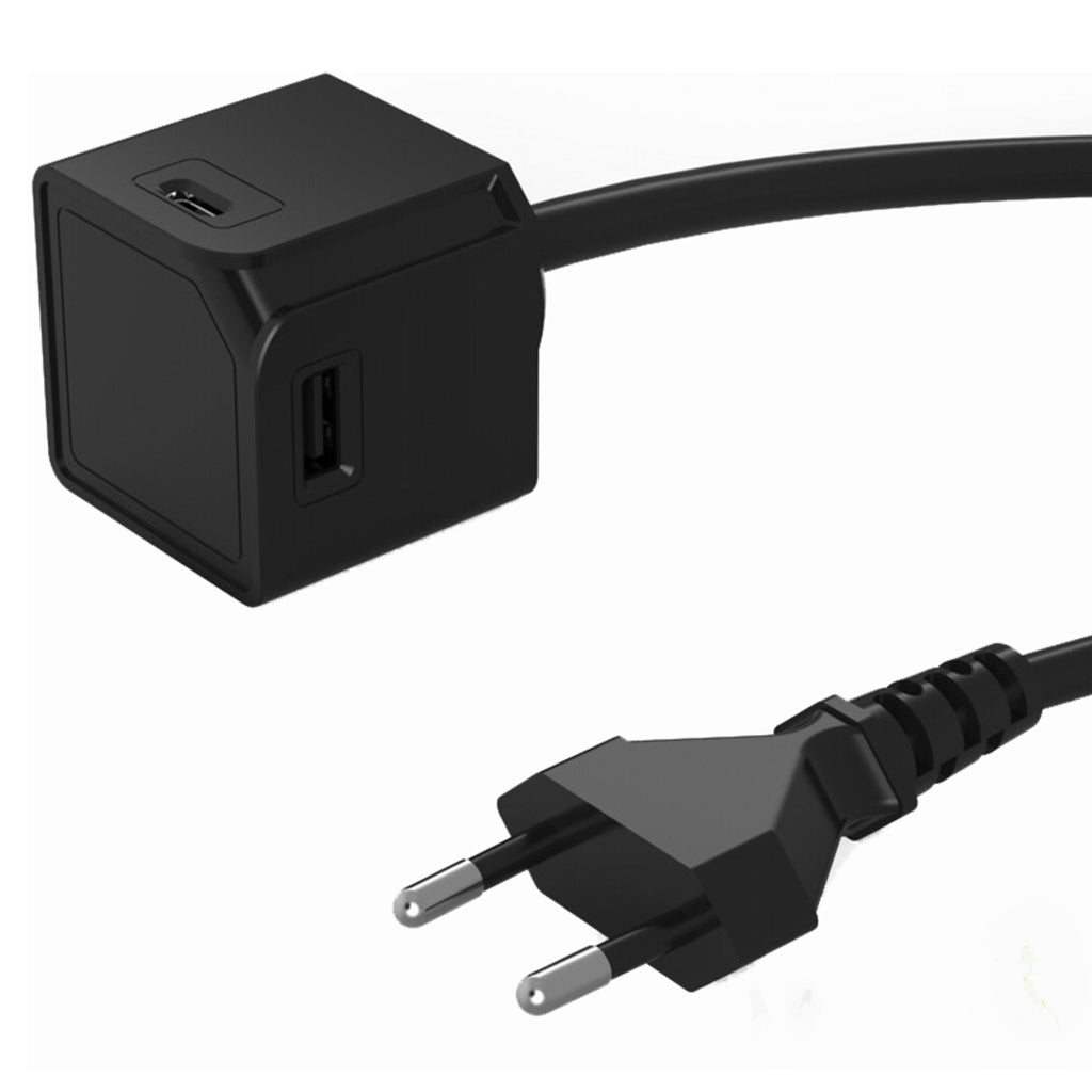 Powercube USBCUBE Extended USB A and C Black