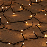 No brand Christmas LED lighting 48 battery warm white