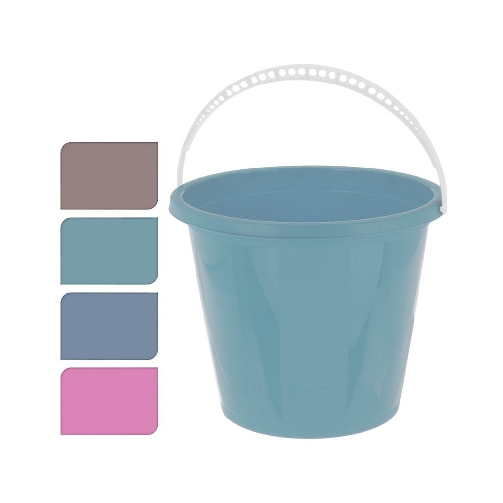 Basic bucket with sturdy handle 5l various colors