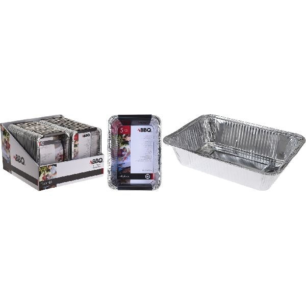BBQ Přípravy na přípravu hliníku 5 kusů
