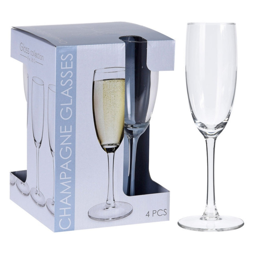 Diverse champagneglass sett 4 stykker