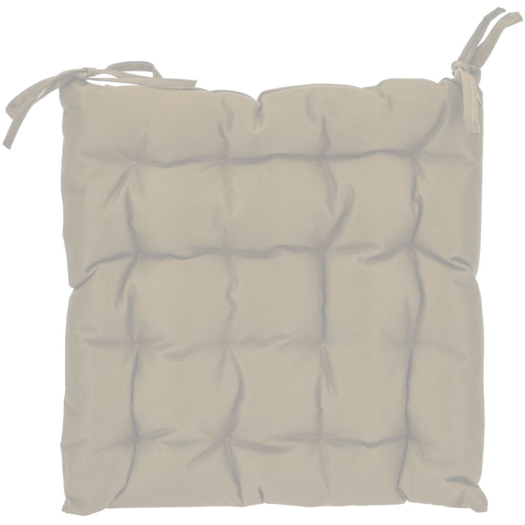 Basic chair cushion 40x40x6 cm beige