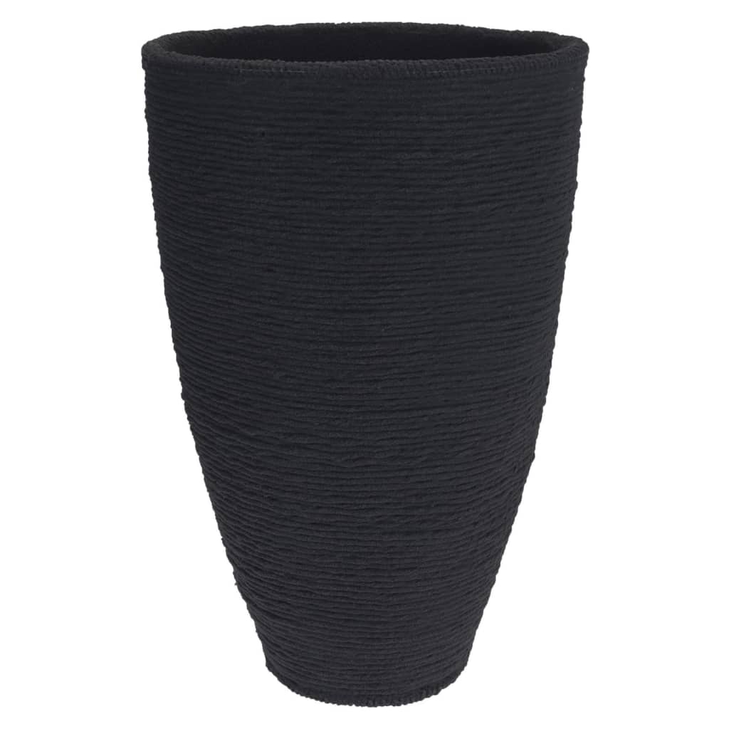 Progarden Progarden Flowerpot Ribbed 60 cm Antracite -farget