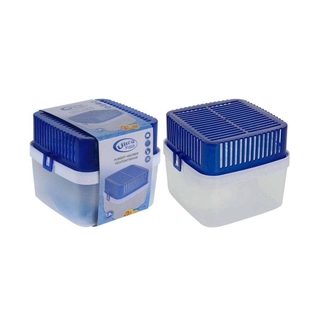Ultra fresh dehumidifier 1.8l blue white