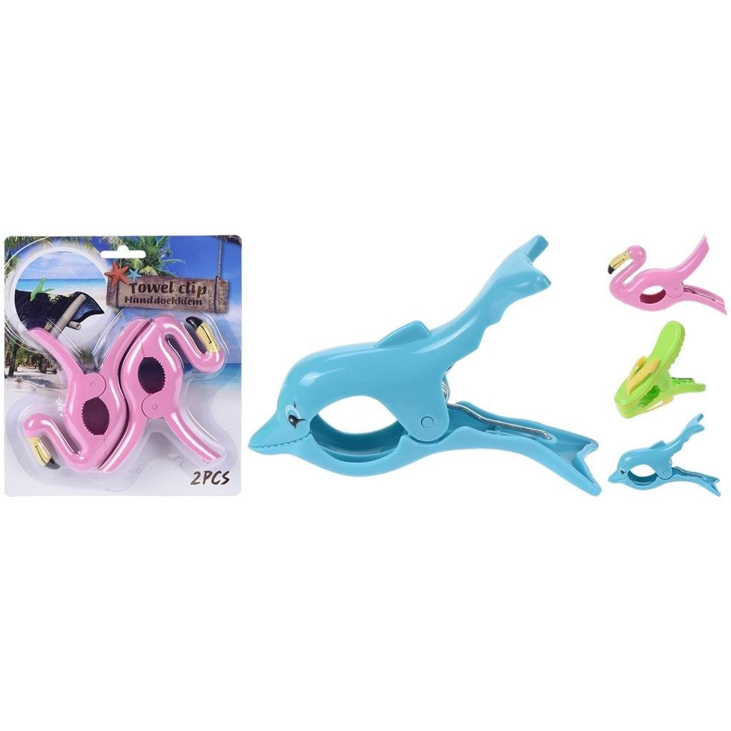 Basic towel clamps 2 pieces