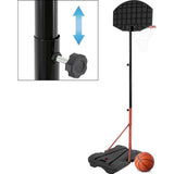 XQ Max Basketball set in height adjustable portable