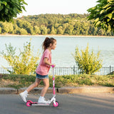 XQ Max XQ Max Passo pieghevole con freno piede rosa e bianco