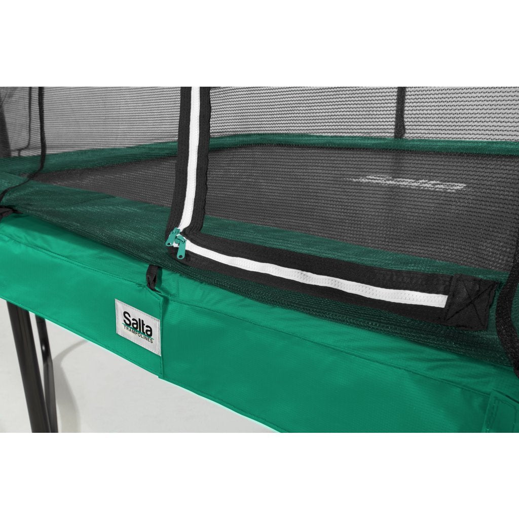 Salta 5091G Comfort Edition Trampoline 153x214 cm + safety net green