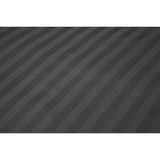 Ten CATE Cotton Satin Lits-Jumeaux Duvet Cover Stripe 240x200 220 cm Antracite
