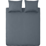 Ten Cate Cotton Satin Single Duvet cover Stripe 140x200 220 cm Dark blue