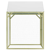 Vidaxl Chicken coop 1.5x1.5x2 m steel