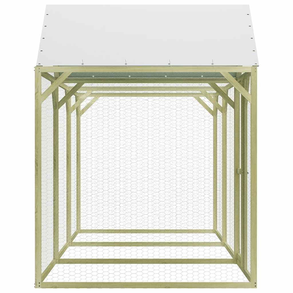 Vidaxl Chicken coop 4.5x1.5x2 m steel
