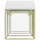Vidaxl Chicken coop 4.5x1.5x2 m steel