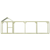 Vidaxl Poulet Coop 6x1,5x2 m en acier