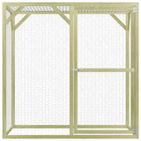 Vidaxl Chicken coop 1.5x1.5x2 m steel