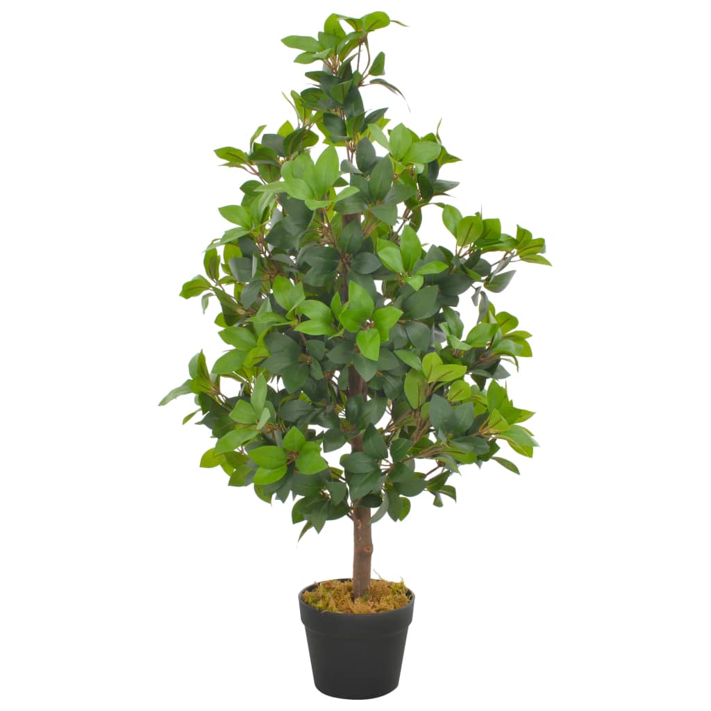 Vidaxl Artificial Plant With Pot Laurel Tree 90 Cm Green